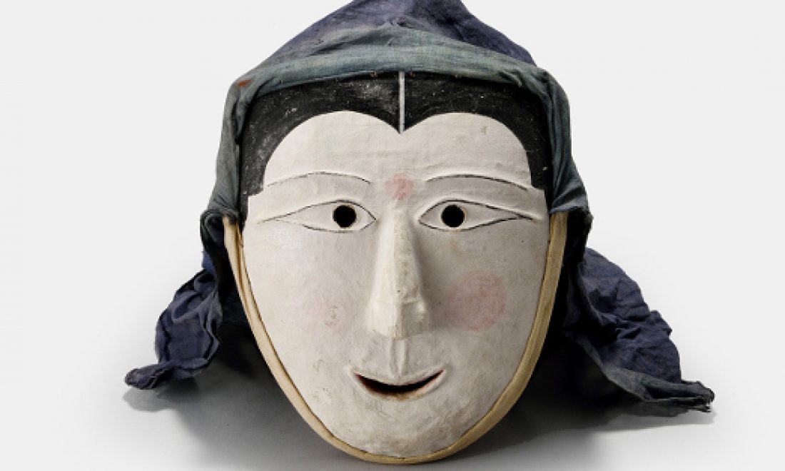 Maske für den Maskentanz Sandae, Inv. Nr. 260:09b – © NRICH/MARKK
