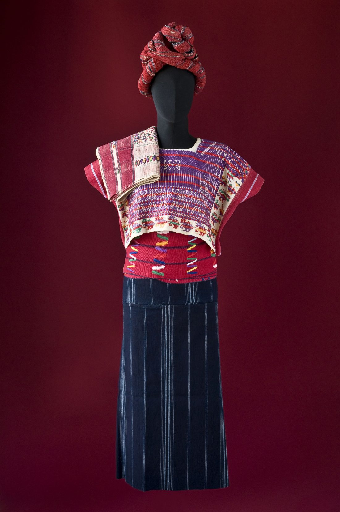 Women’s attire (blouse, skirt, belt, scarf, hairband)