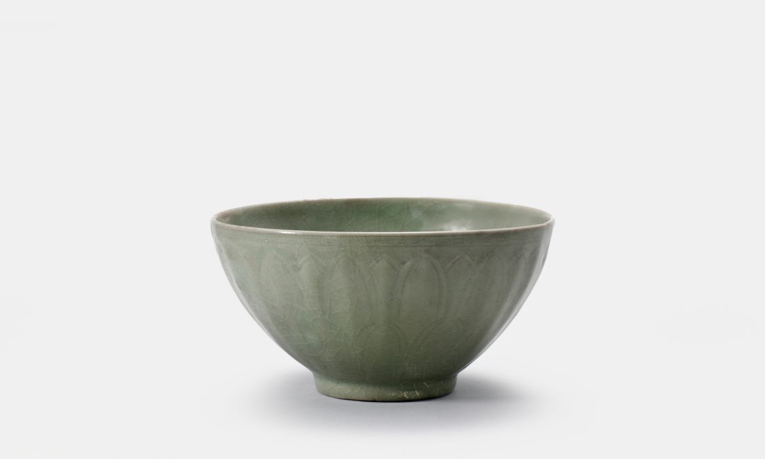 Seladon Schale mit Lotusdruck, Uri Korea, Inv Nr. 1870.09 – © NRICH/MARKK