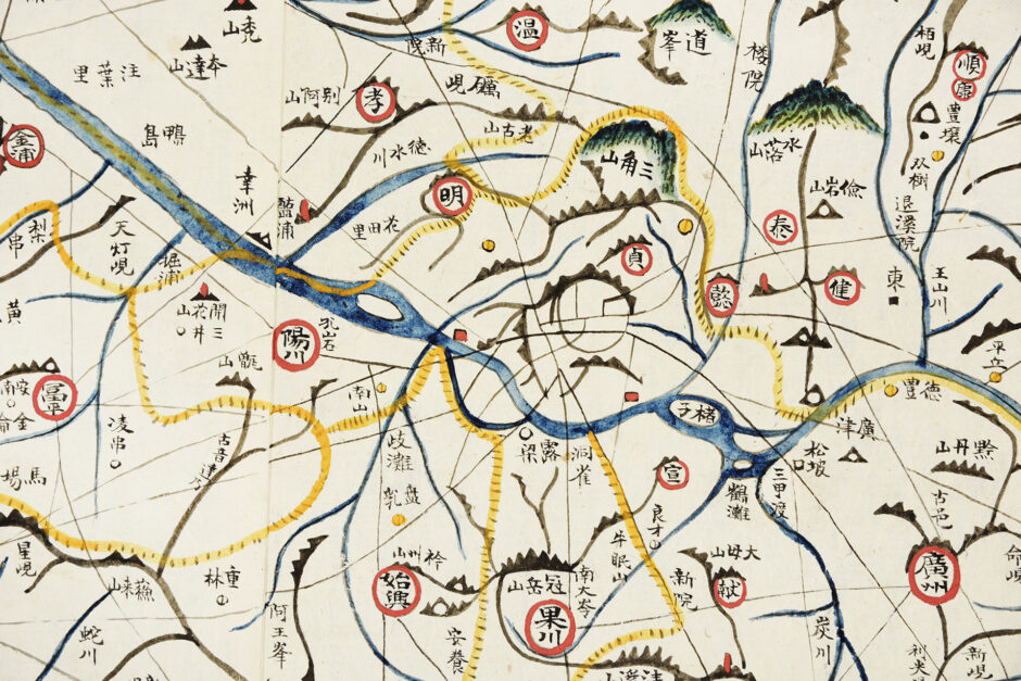 Map of the Great Eastern Kingdom - Daedong Yeojido, Kim Jeong-ho, Korea, after 1861