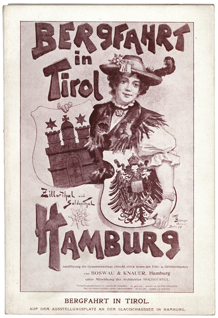 Brochure Bergfahrt in Tirol Hamburg, 1899