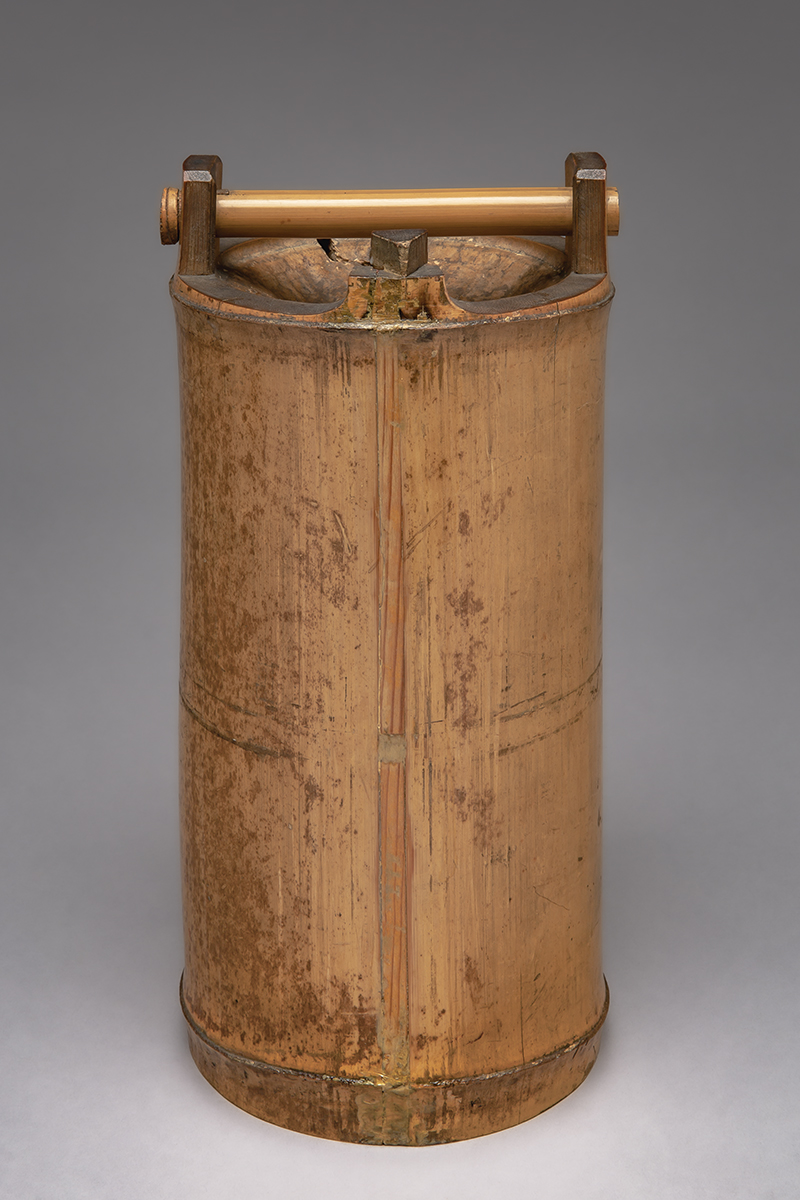 Water container, China, before 1866, Northern Pacific Ocean, Bamboo