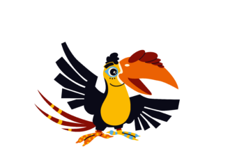 Vogel Manu - Illustration