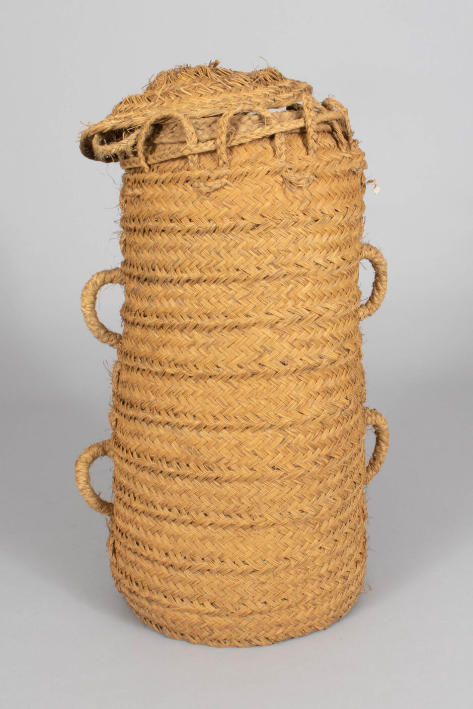 Transport basket for olives, Spain/Murcia/La Garapacha, early 20th century, acquired from Wilhem Bierhenke, MARKK Inv. No. 32.104:18