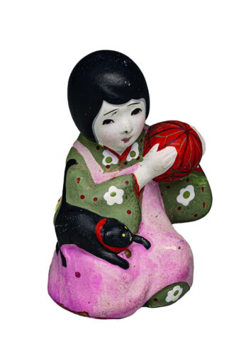 Mädchen mit Katze, Japan