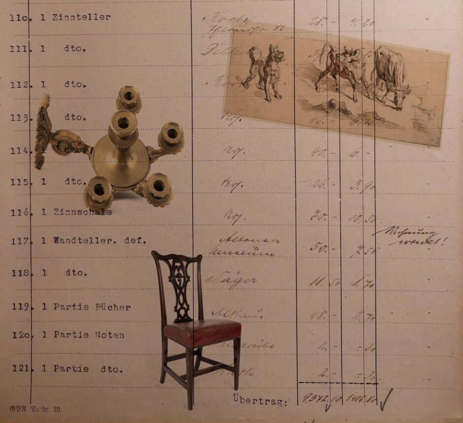 Collage Provenienzforschung