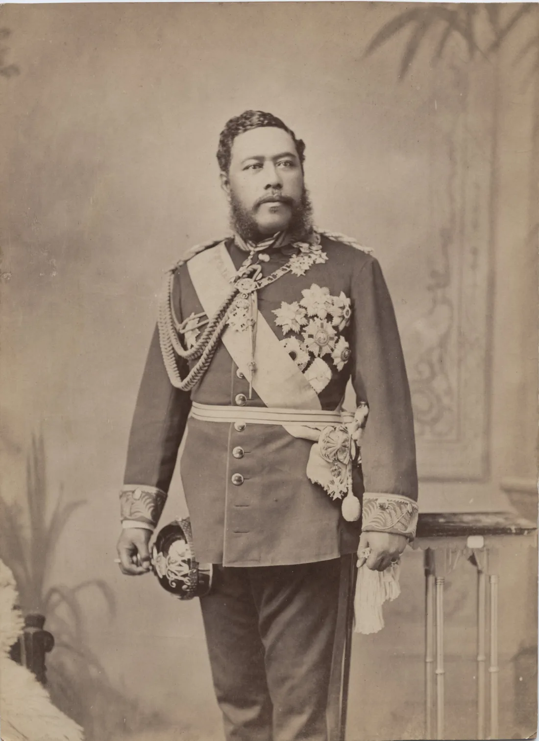 Portrait of King David Kalakaua, Hawaii