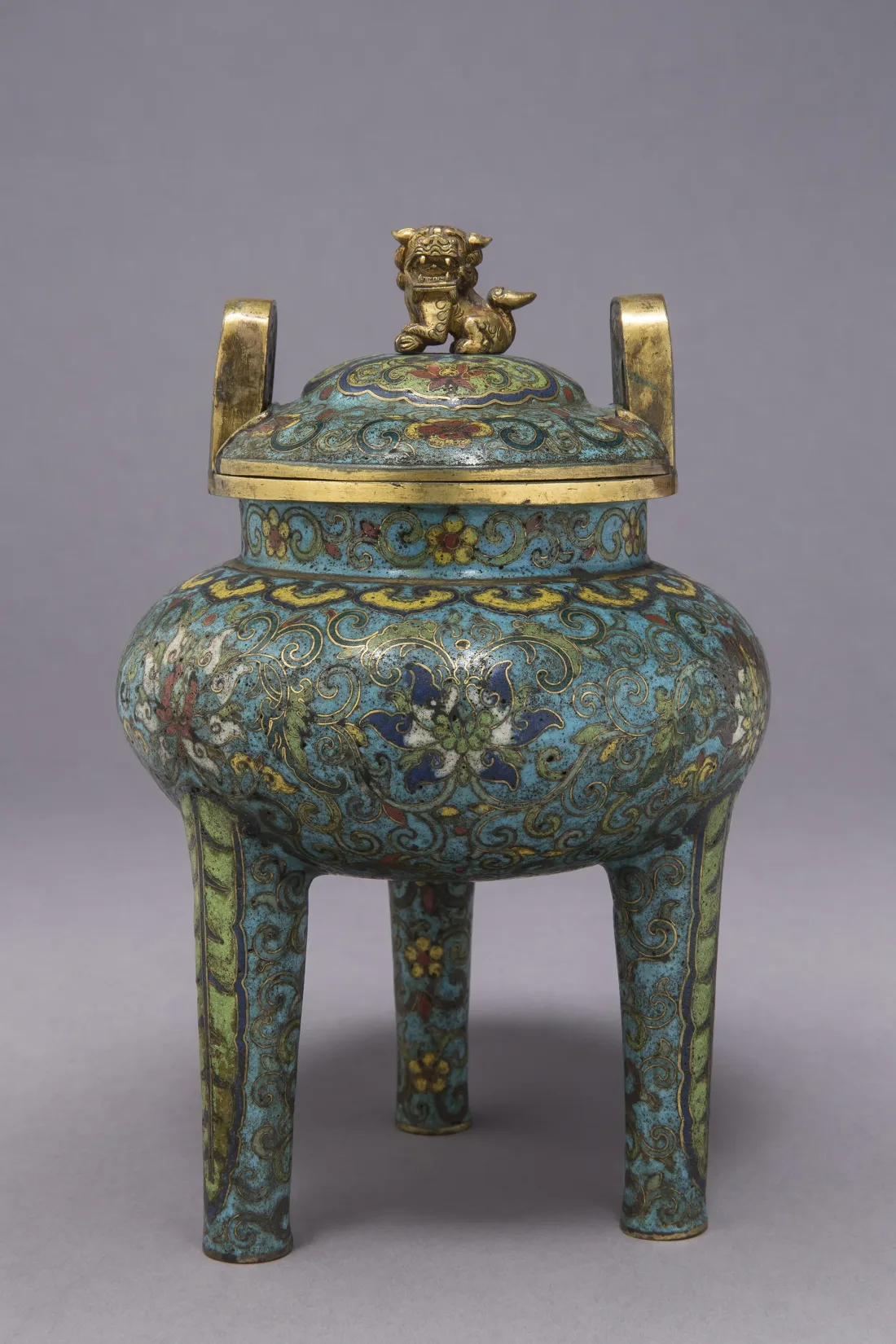 Unknown artist, incense burner, enamelled, 18th century