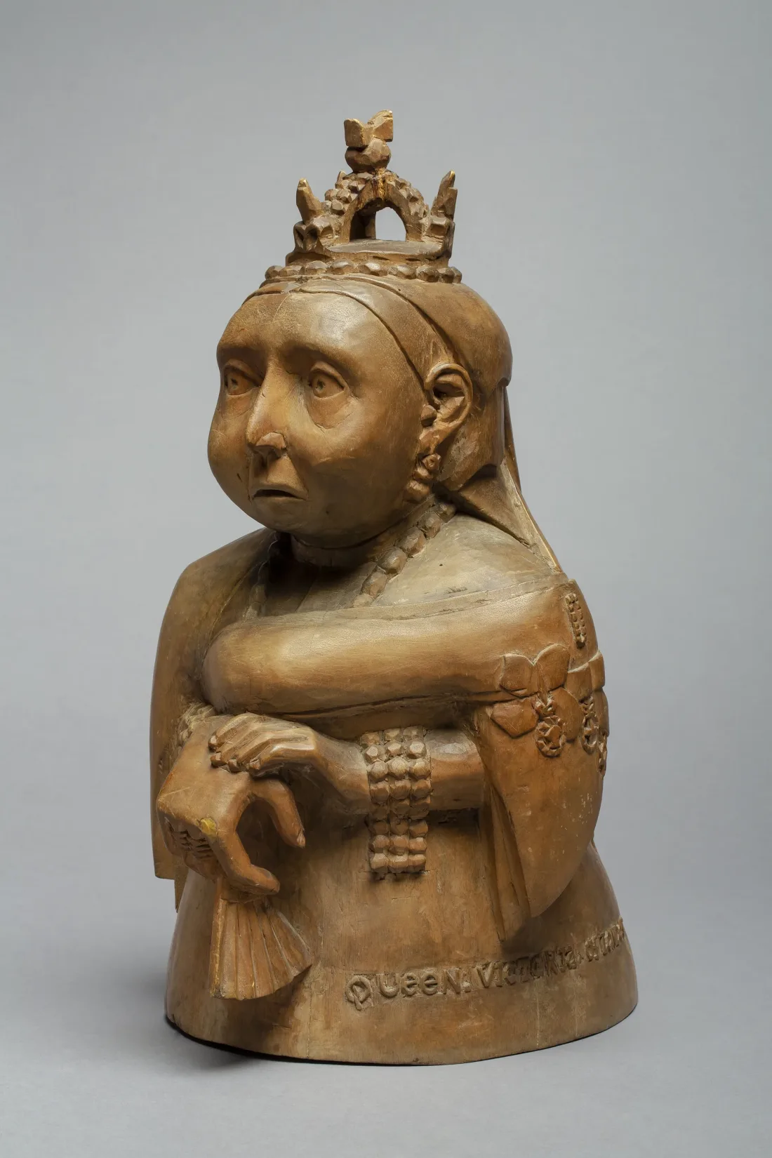 Female figure, wood, before 1904