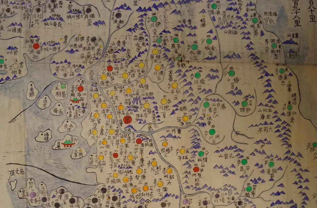 Map Torip’yo, Corea, 1820