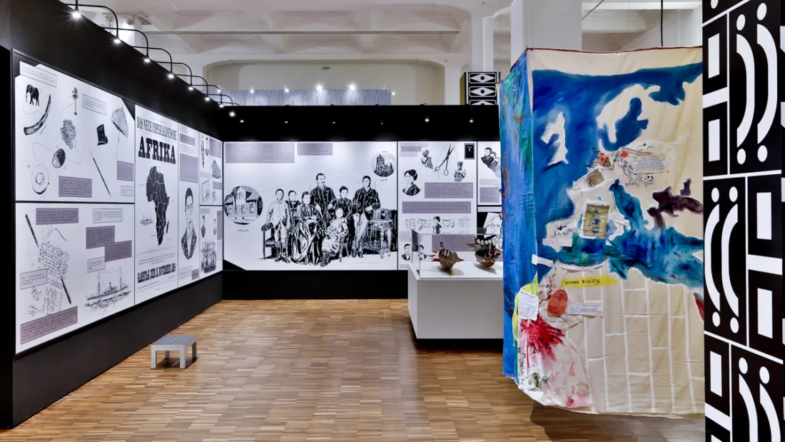 View into the exhibition Hey Hamburg, do you know Duala Manga Bell?