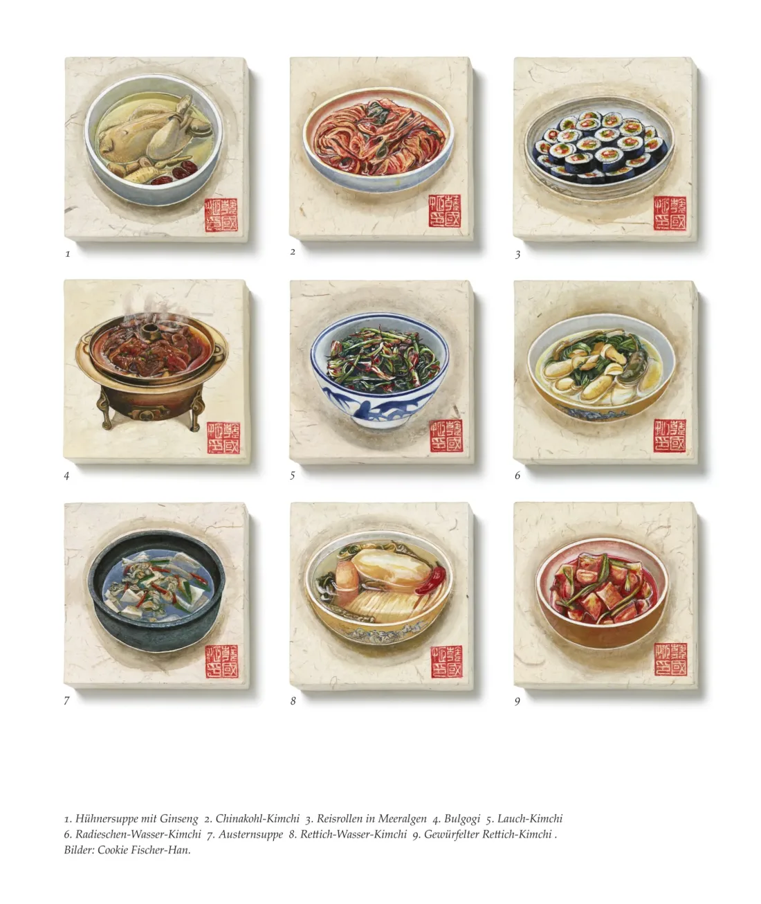 S(e)oul food-Bilder von Cookie Fischer-Han. Privatbesitz