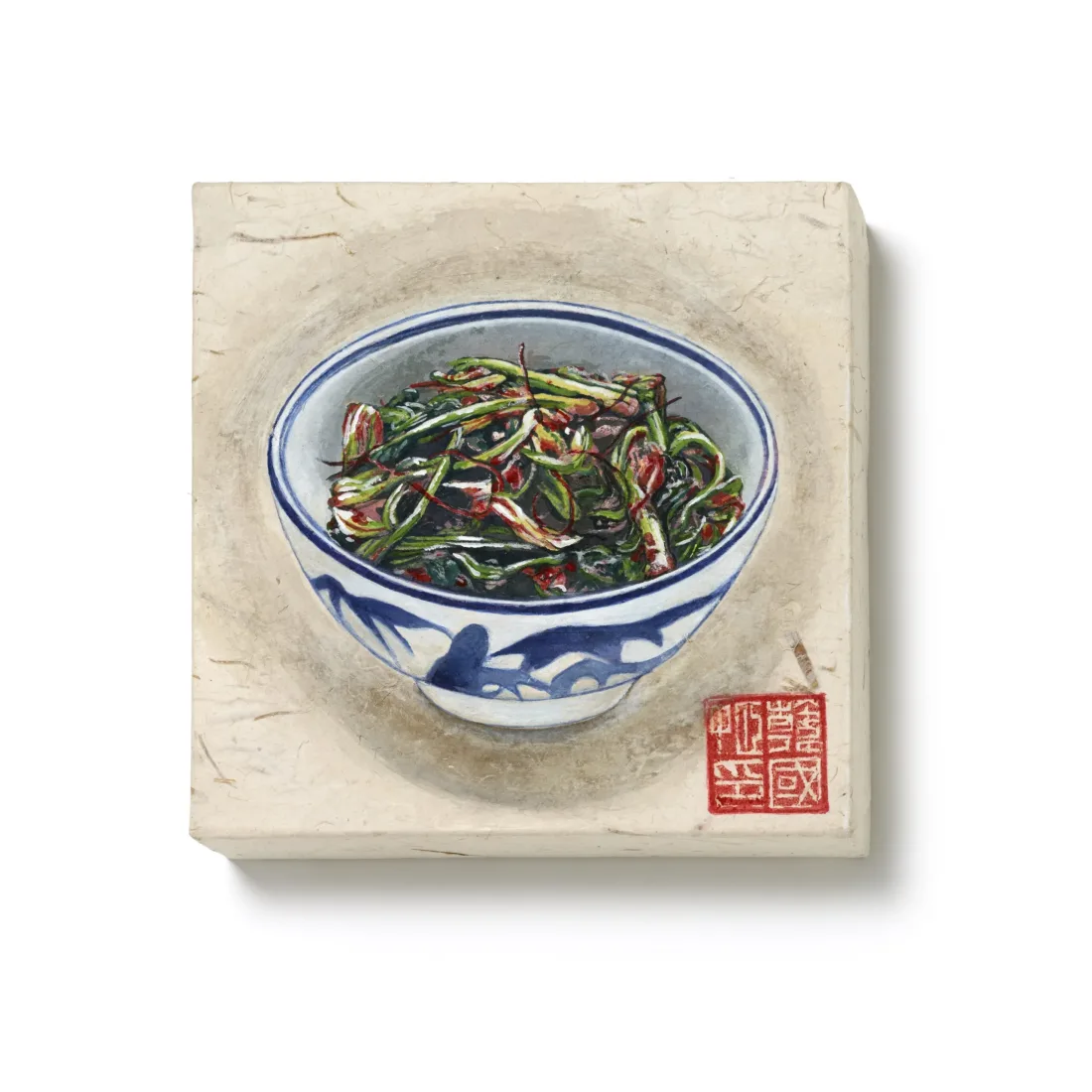 Cookie Fischer-Han: Knoblauch-Schnittlauch-Kimchi. 부추김치 Buchu-kimchi.